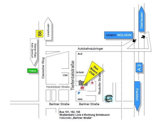 Lageplan DBC